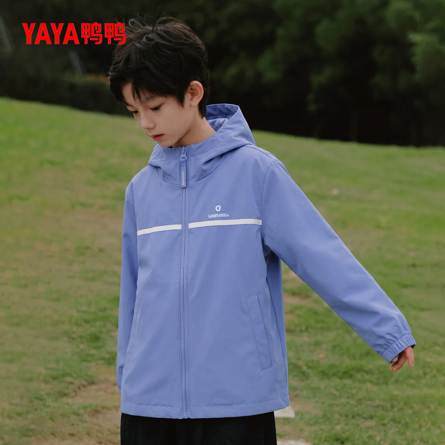 鸭鸭儿童羽绒服户外运动轻薄款图片