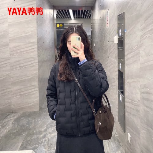 鸭鸭轻薄款羽绒服小个子2026新款