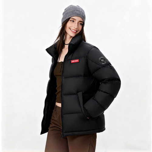 鸭鸭羽绒服女款2025休闲简约女装