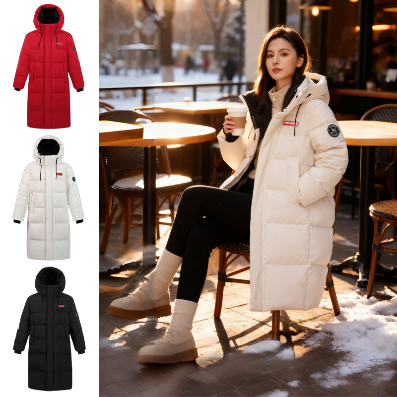 鸭鸭羽绒服王一博同款百搭保暖款