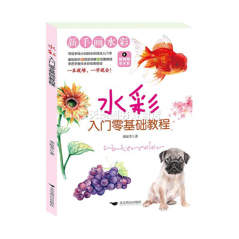 水彩入门零基础教程9787540259020 邓琼芳北京燕山出版社