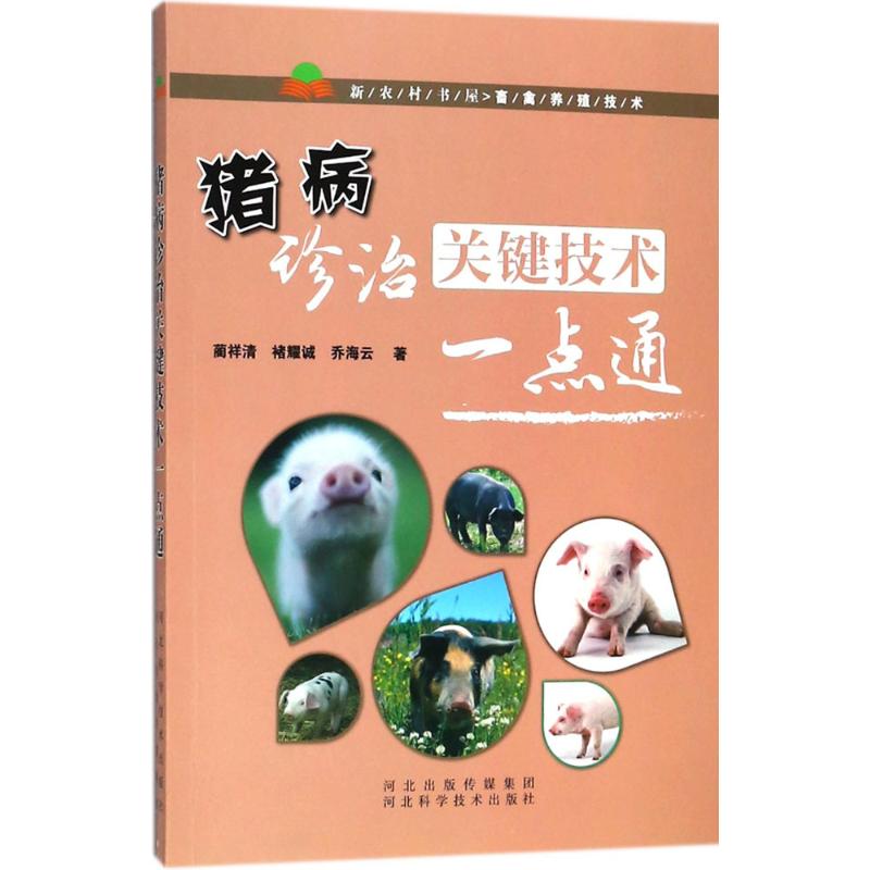 正版猪病诊治关键技术一点通蔺祥清,褚耀诚,乔海云著河北科学技术出版社 9787537582773可开票