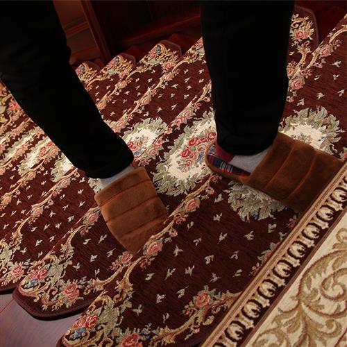 实木楼梯踏步垫免胶自粘家用满铺防滑地垫脚垫转角定做地毯垫定制