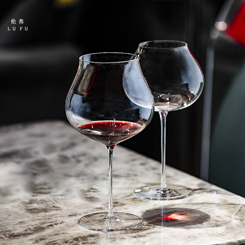 sensory感官杯大号勃艮第红酒杯高档 轻奢家用高级水晶玻璃高脚杯