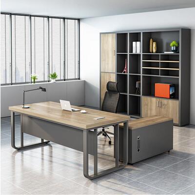 板式经理桌大班台办公家具总裁主管桌老板电脑办公桌椅组合办公桌