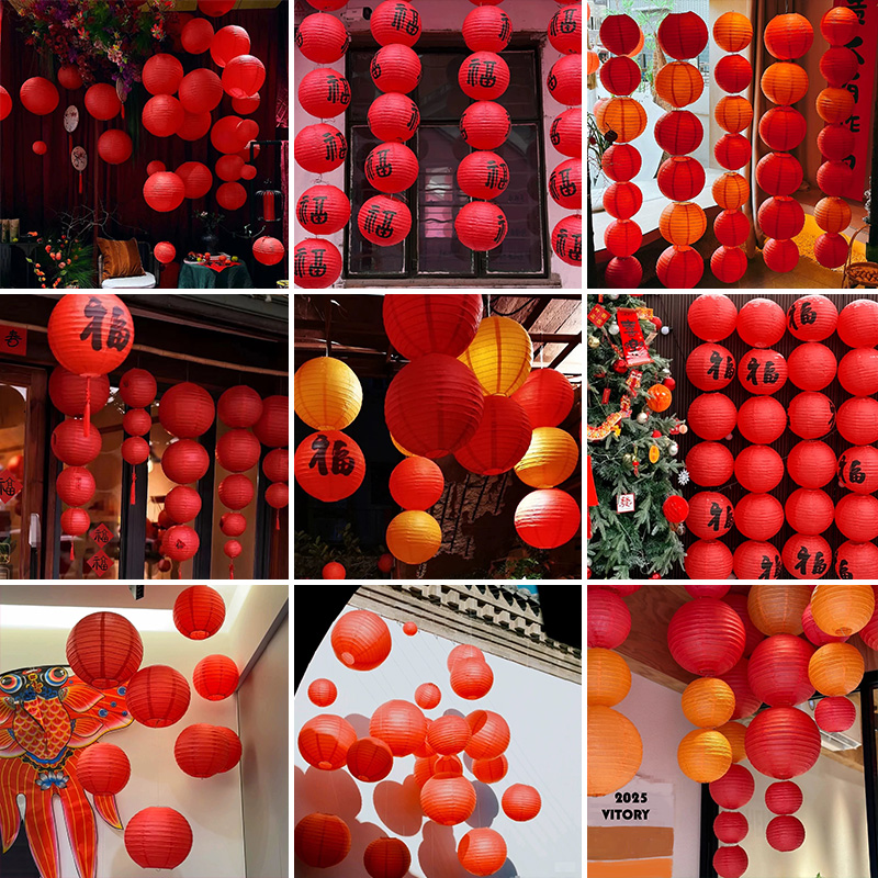 过新春节红灯笼2026马年挂件