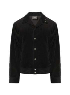 王嘉尔同款夹克TW灯芯绒外套金属铆钉装饰硅胶字母短款简约宽松