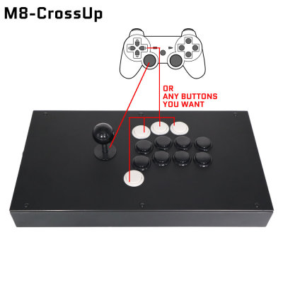 FIGHTBOX街机摇杆M8-CrossUp格斗游戏控制器街霸三和附加自定义