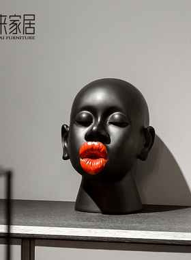 样板房售楼处软装陈设人物雕塑