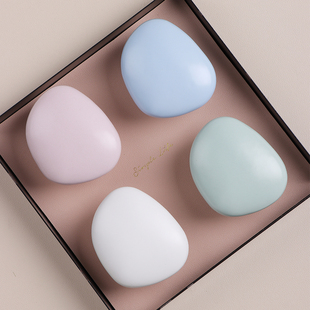 星翡家居创意玻璃门拉手高档展示柜浴室淋浴房门把手单孔陶瓷彩色