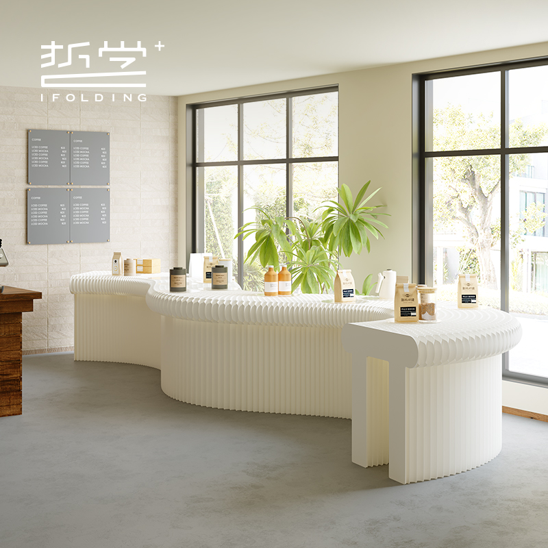 折学家展架展示台装饰陈列移动展示柜折叠展会专用展览台创意设计