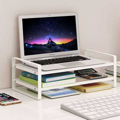 笔记本电脑增高架桌面收纳置物架显示器屏幕垫高底座散热支架托架