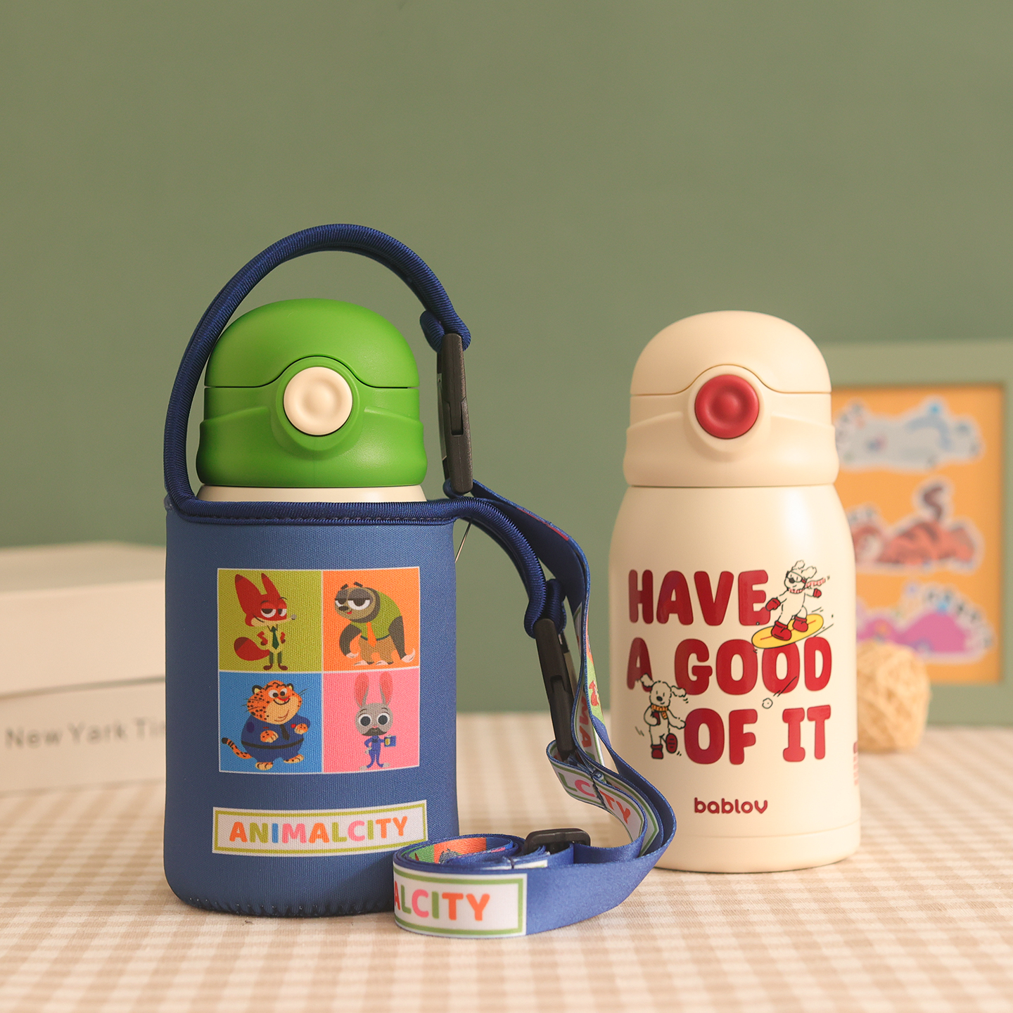 适用bablov480毫升保温杯套