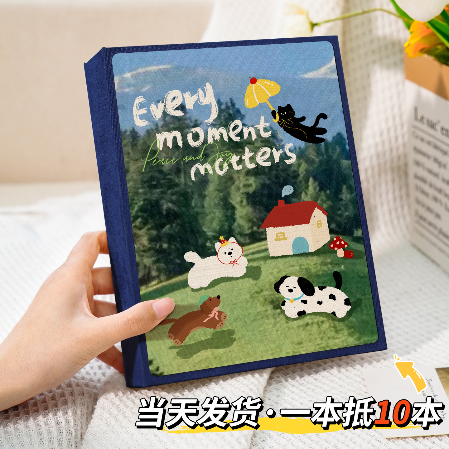 插页式影集相册多尺寸照片收纳册