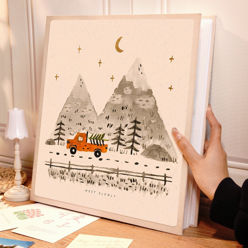 治愈简约插页大容量相册5/6寸