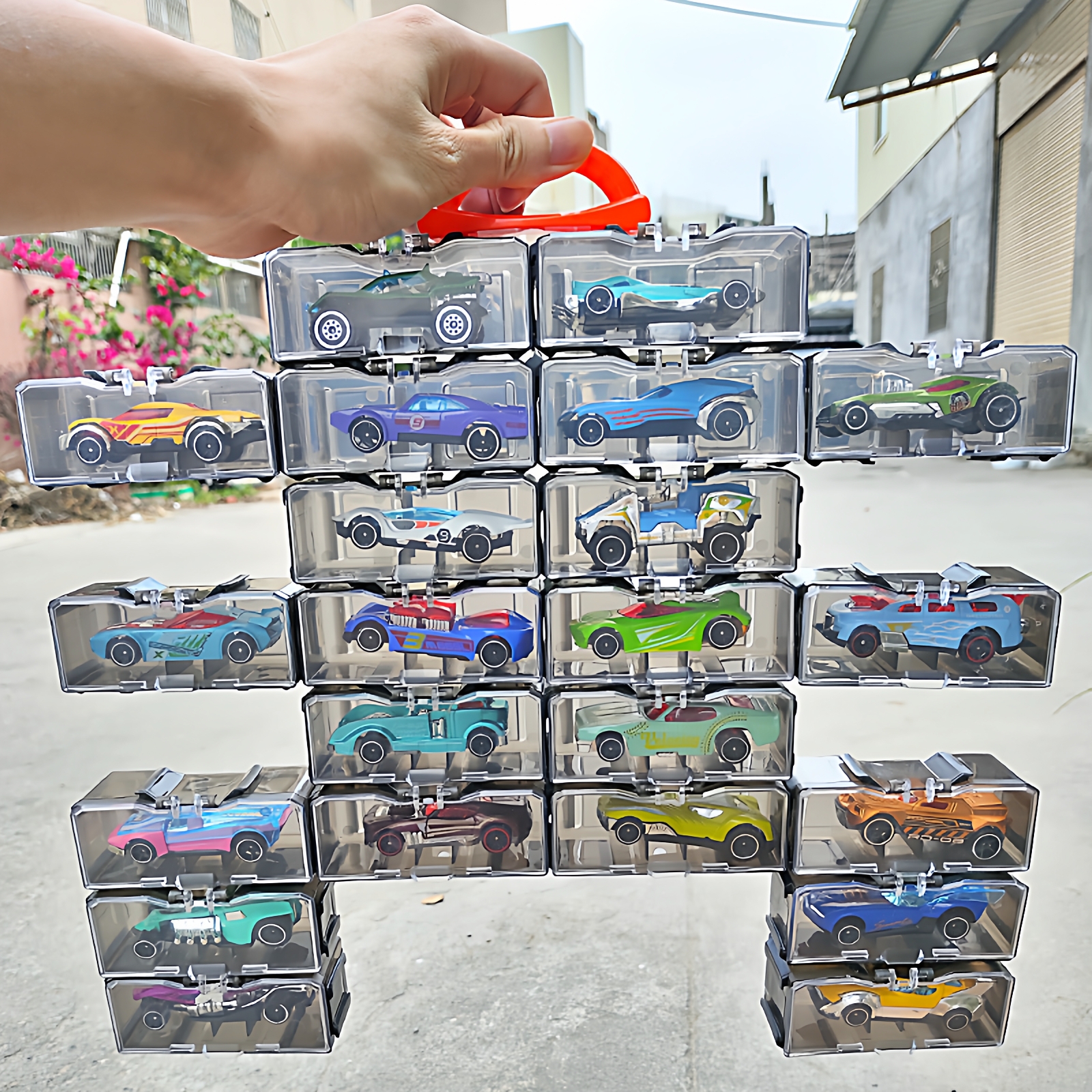 合金小车带可拼接收纳盒