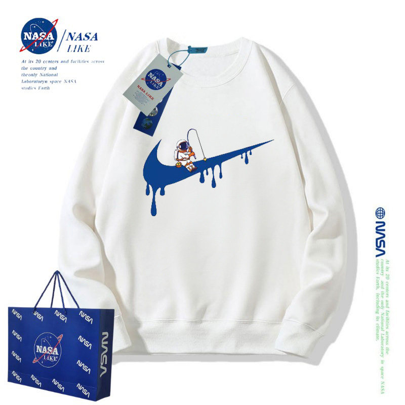 NASA联名宇航员卫衣儿童装2025秋装薄款男童大中小童潮牌圆领上衣