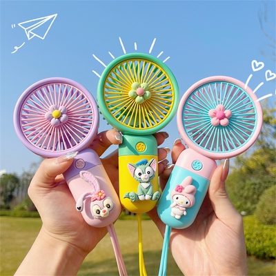 手持小风扇便携随身小型迷你静音usb充电型儿童学生卡通可爱宿舍