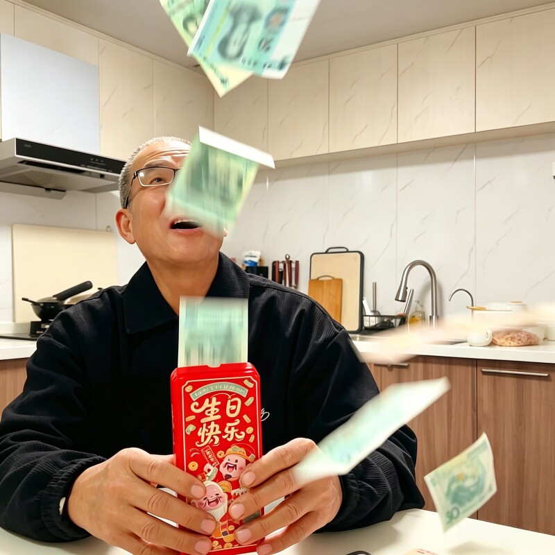 父亲节礼物人民币吐钞机送爸爸有意义的高级创意惊喜实用红包礼品