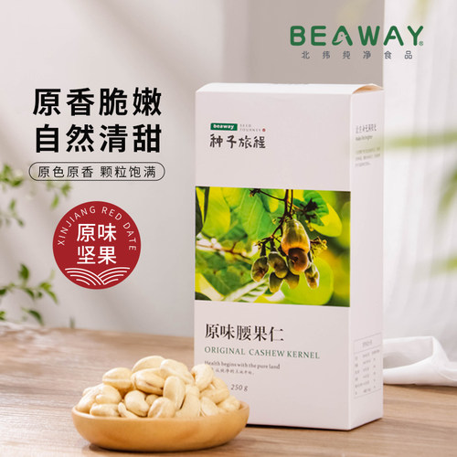 越南原味不添加生腰果仁小袋零食