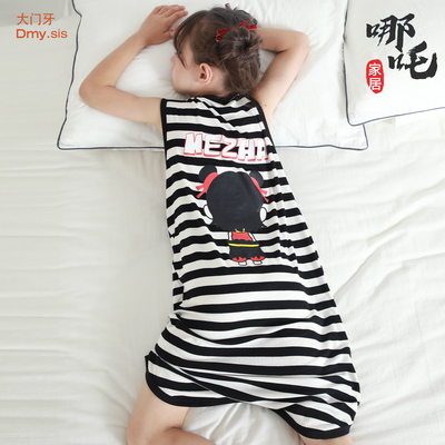 大门牙姐姐连体睡衣亲肤莫代尔