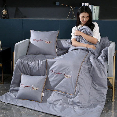 全棉抱枕被子两用枕头被