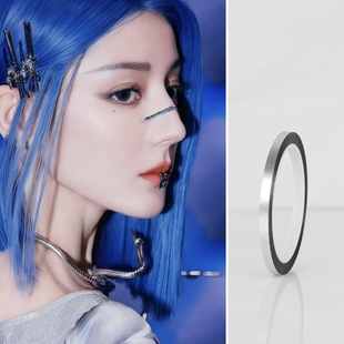 3099科技妆银色胶带脸贴装饰儿童未来感舞台表演妆赛博朋克写真妆