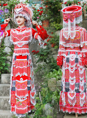 绣姑苗族服饰民族服饰定制婚服