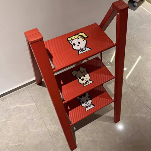 折叠款不占空间搬家礼物人字梯