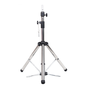 头模支架假发假人头三脚架模头模具公仔模特头美发支架三角架落地