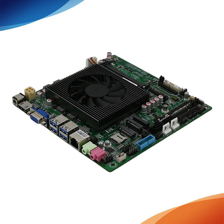 金越翔低功耗迷你工控主板I5 7440HQ高主频高性能 四核4K高清包邮