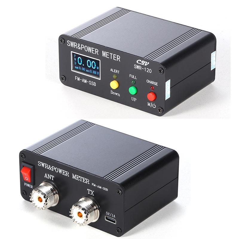 CQV-SWR120 120w数字功率驻波表 240 * 240 全彩高清显示屏 FM-AM