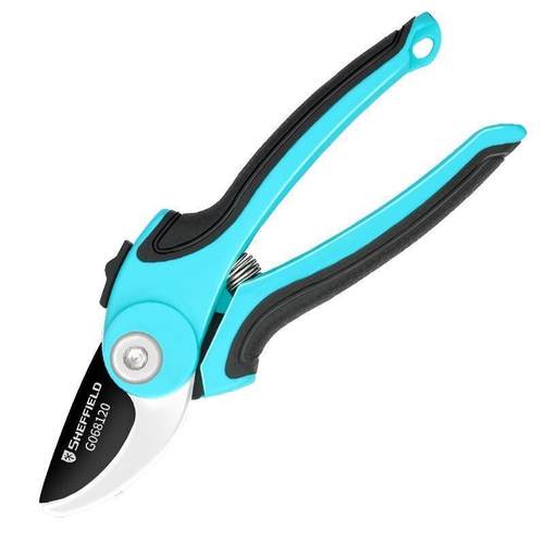 钢盾SHEFFIELD G068120 园林剪修枝剪修剪花枝剪刀砧式7.5寸