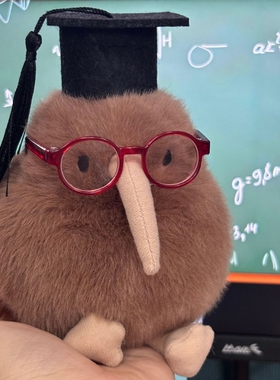 小红书同款kiwi几维鸟玩偶挂件飞禽小鸟毛绒公仔朋友毕业礼物女生