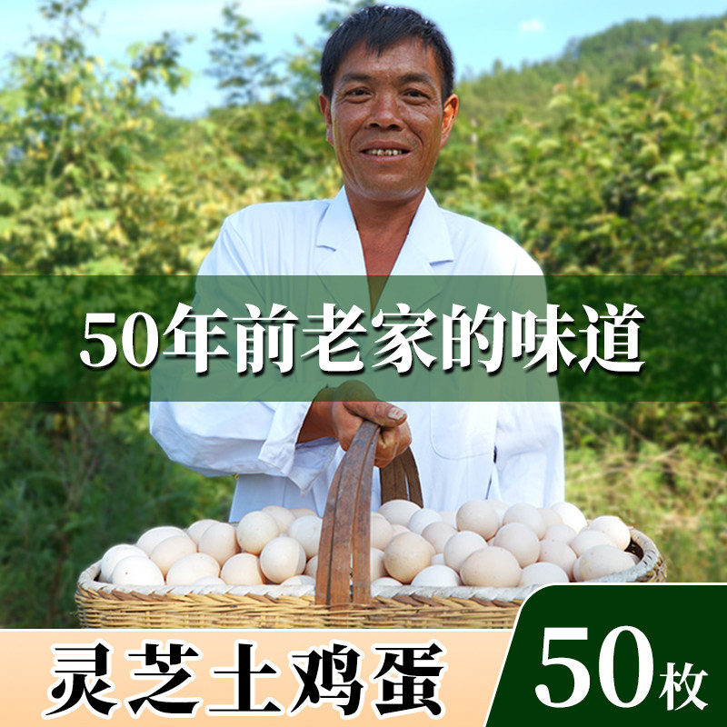 顺丰包邮灵芝鸡蛋50枚装林下放养谷物喂养新鲜有机土鸡蛋,水产肉类/新鲜蔬果/熟食,鸡蛋,淘宝优惠券,粉丝福利购,淘宝优惠卷
