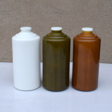 白酒瓶一斤装酱香空酒瓶通用乳玻压口瓶500ml高端私人定制陶瓷瓶