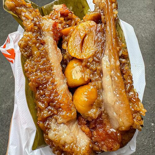 嘉兴诸老大粽子咸蛋黄肉粽端午节送礼七龙珠肉粽礼盒装特大老字号