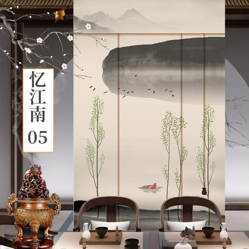 。玻璃门a遮d阳帘门帘隔断帘挡风用短帘子竹帘子竹窗帘简易夏季.