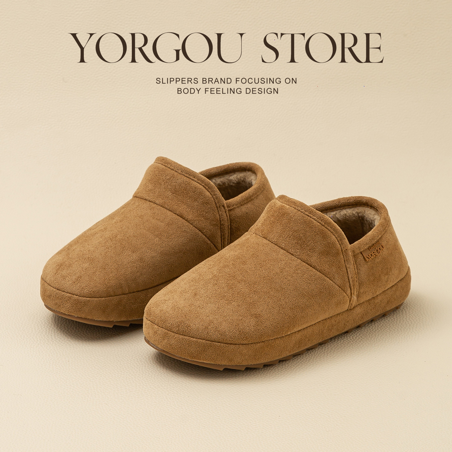 远港全包跟棉鞋女秋冬季居家室内保暖加绒外穿月子鞋防滑棉拖鞋男