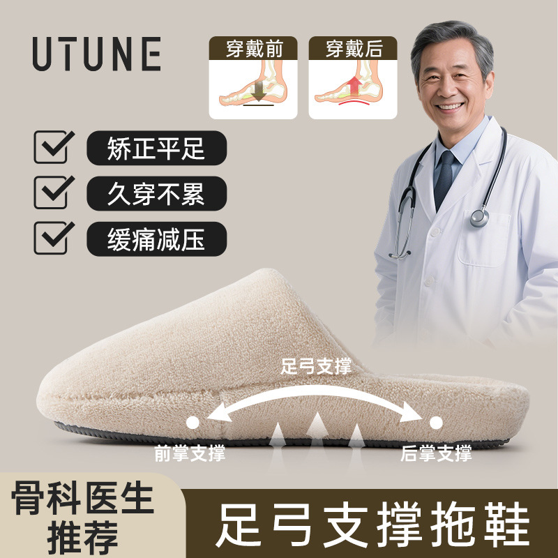 日式珊瑚绒包头棉拖鞋女款冬季毛绒保暖家居室内木地板静音防滑男