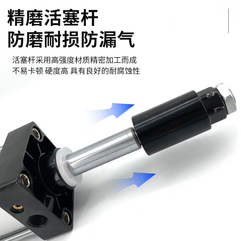 SCJ行程可调大推力气缸32/40/50/63/80/125/160X50/75/100/150-50