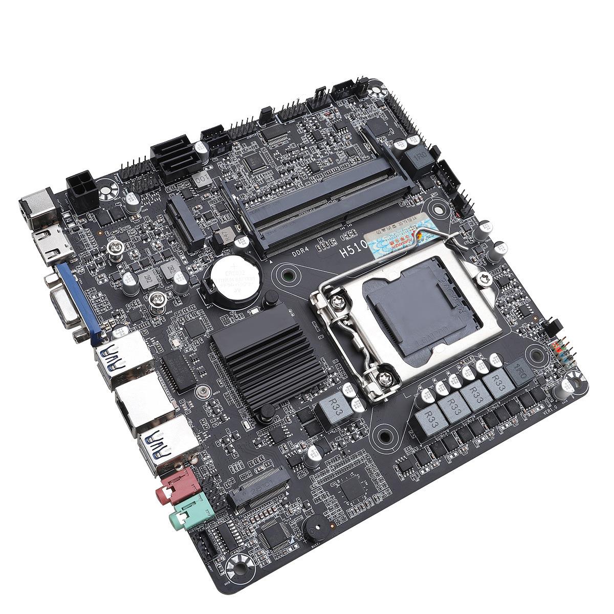 HUANANZH/华南金牌 H510M-I主板台式一体机迷你ITX主板i5 10400