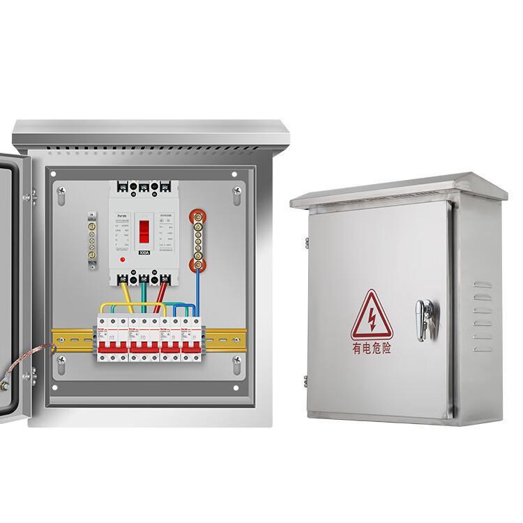 低压成套配电箱户外防水不锈钢临时工地上用家用三相四线基业箱