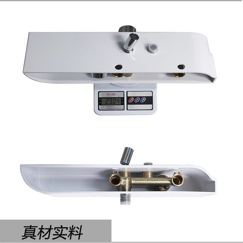 喷头花洒套装家用全铜沐淋雨浴挂墙卫生间升降置物洗澡双用莲蓬头