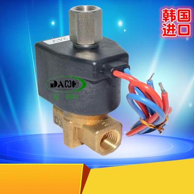 韩国DANHI丹海SVC3000系列小型直动式电磁阀2位3通黄铜纯铜2通阀