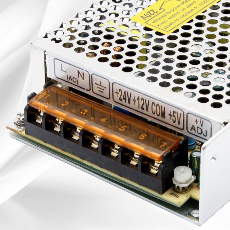 开关电源三组输出三路输出T-50D5V3A12V1A24V1A直流稳压电源模块