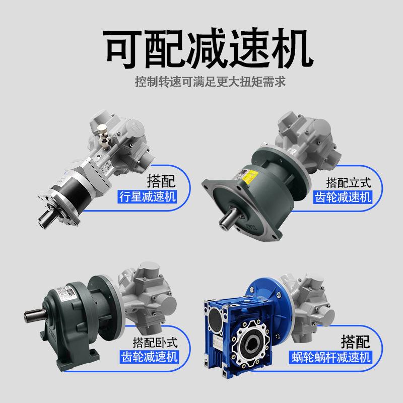M1M3M5M7防爆气动马达低速大扭力马达可调速配减速机船舶煤矿风泵