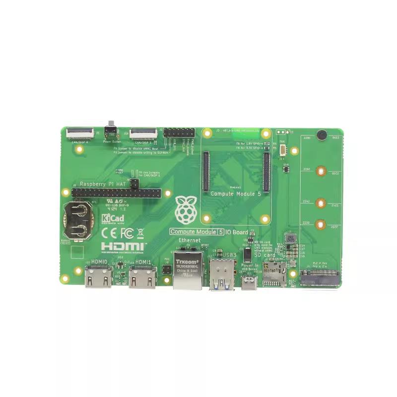 树莓派CM5开发套件 Compute Module 5 IO Board计算模块底板载板