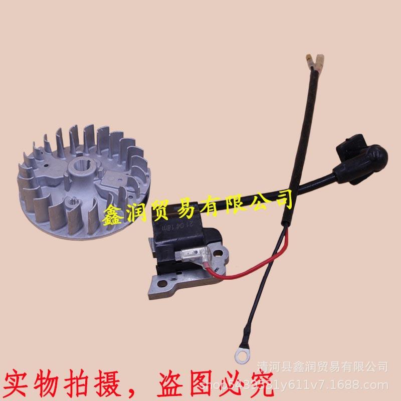 适用本田GX50割灌机点火线圈点火模块打草机磁电机飞轮转子高压包