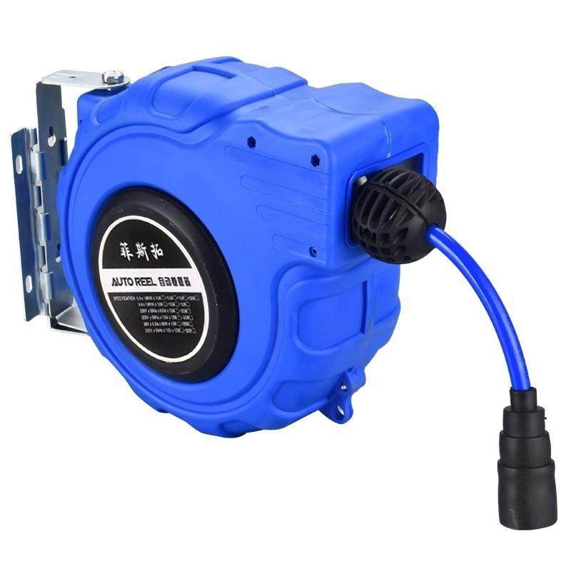 菲斯拓气鼓自动伸缩回收气管卷管器气泵风管汽修气动工具洗车25米